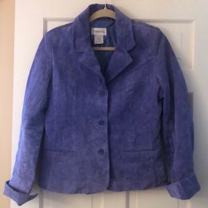 Chadwick’s Lilac Suede Leather Jacket